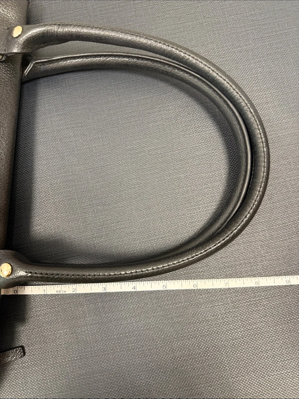 Kate Spade black leather Wellesley Satchel Purse
